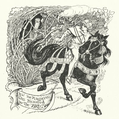 手品師はいかにして筆に阻まれたか (彫刻) 作： Henry Justice Ford