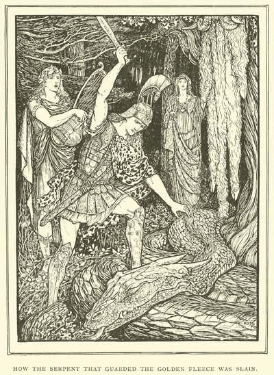 黄金の羊毛を守った蛇はどのように殺されたのか 作： Henry Justice Ford