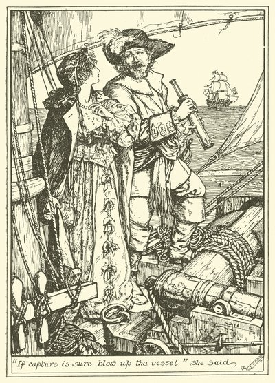 "If Capture is sure Blow Up the Vessel "と彼女は言った（彫刻）。 作： Henry Justice Ford
