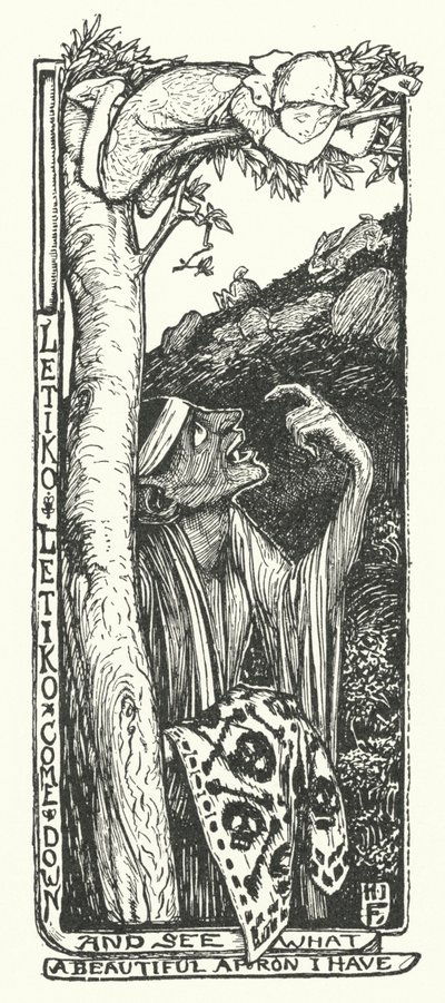 Letiko Letiko Come Down and See What a Beautiful Apron I Have (in engraving) 作： Henry Justice Ford