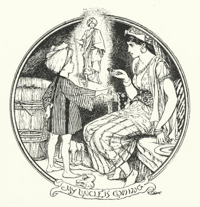 おじさんがやってくる（彫刻 作： Henry Justice Ford