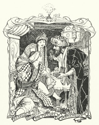Neangir Sees the Picture of Argentine (Engraving) 作： Henry Justice Ford