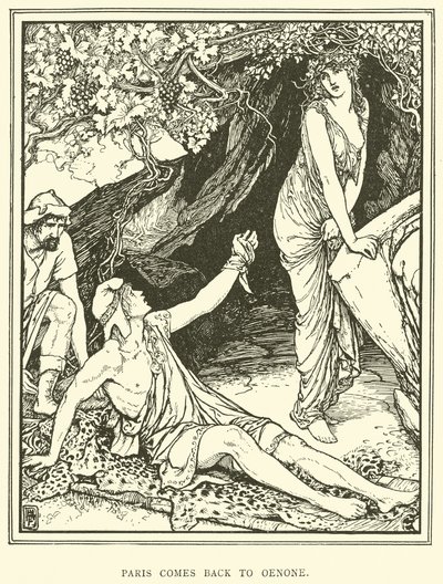 パリがオエノーネに戻る 作： Henry Justice Ford