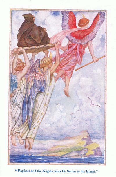 ラファエルと天使は1912年にセントセンナンを島に運びました 作： Henry Justice Ford
