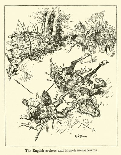 イギリスの射手とフランスの武装集団 作： Henry Justice Ford