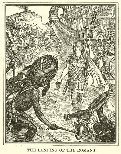 ローマ人の上陸 作： Henry Justice Ford