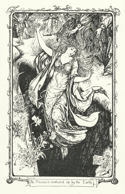 プリンセスは地球に飲み込まれた（エングレービング 作： Henry Justice Ford