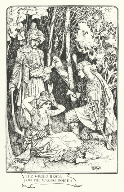 The Wrong Heads on the Wrong Bodies (e.g. The Wrong Heads on the Wrong Bodies) 作： Henry Justice Ford