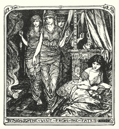 運命の人の訪問（リトグラフ 作： Henry Justice Ford