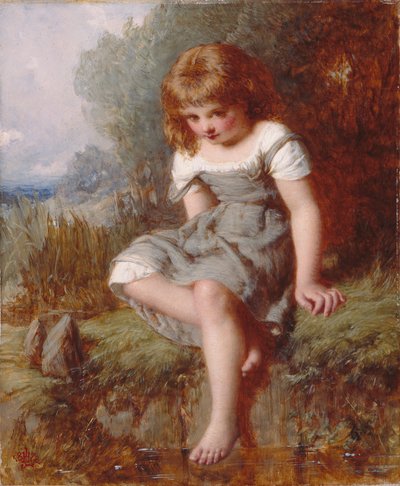 臆病な海水浴客 作： Henry Le Jeune