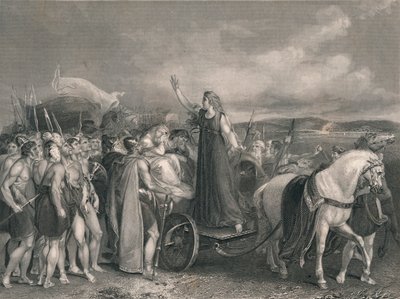 「Boadicea、Iceni の女王...」、19 世紀半ば。 作： Henry Lemon
