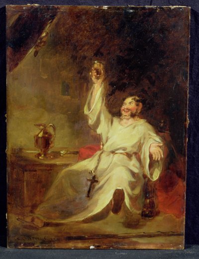 修道士のタック、1830 作： Henry Liverseege