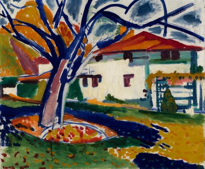 青い木々、1915-1916年。 作： Henry Lyman Saÿen