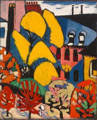 木、1912-14年頃（キャンバスに油彩） 作： Henry Lyman Saÿen