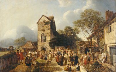 アン・オールド・カントリー・チャーチヤード」、1837年～1886年 作： Henry Mark Anthony