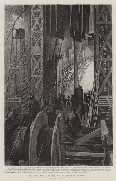 オリンピアのコンスタンティノープルの舞台裏 作： Henry Marriott Paget