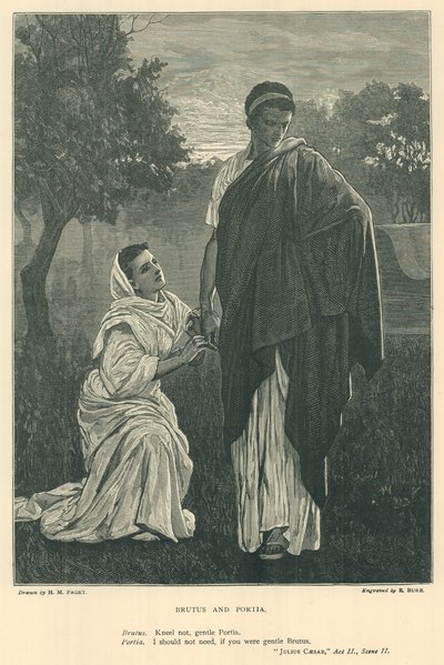 ジュリアス・シーザーのイラスト 作： Henry Marriott Paget