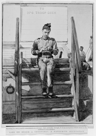 軍隊での生活：1899年のお気に入りの職業 作： Henry Marriott Paget