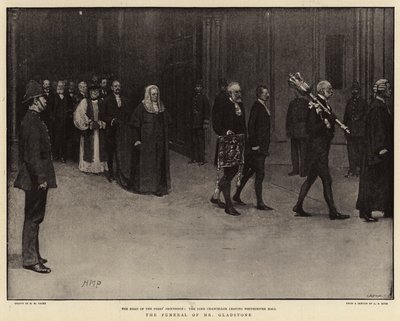 グラッドストーン氏の葬儀 作： Henry Marriott Paget