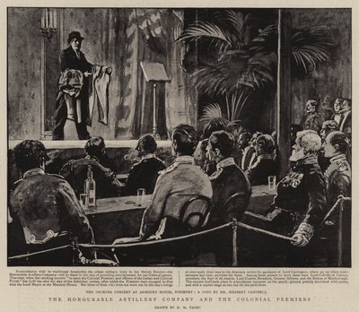 名誉砲兵隊と植民地時代の首相 作： Henry Marriott Paget
