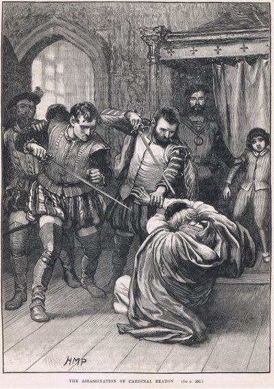 ビートン枢機卿1546の暗殺 作： Henry Marriott Paget