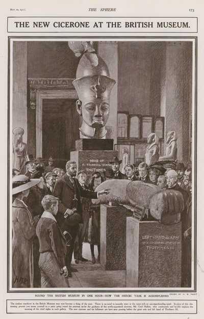 大英博物館の新しいチチェローネ 作： Henry Marriott Paget