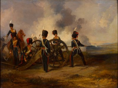 1844年頃の王立馬砲兵の搭乗員 作： Henry Martens