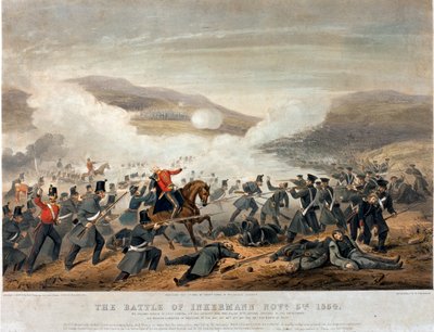 エドマンドウォーカー（fl。1836-62）1854によって刻まれた、1854年11月5日のインカーマンの戦い 作： Henry Martens