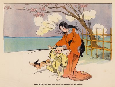 日本人形の冒険』挿絵（カラーリトグラフ） 作： Henry Mayer