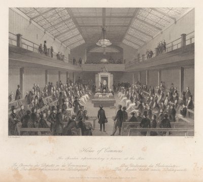 庶民院/バーで人を叱責する下院議長 作： Henry Melville