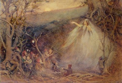 シェリーズ詩のマブ女王 作： Henry Meynell Rheam