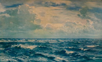 針の西の銀色の日、ワイト島、1932年 作： Henry Moore