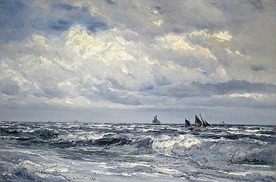 海を眺める 作： Henry Moore