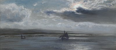 ビッグビーチ、ムーンライト、1872〜73 作： Henry Moore