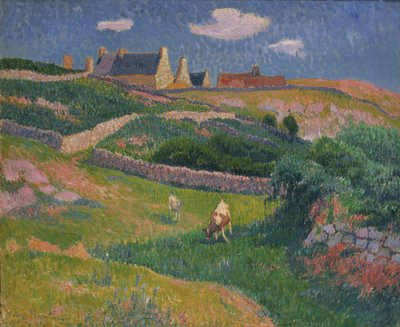 ブルトンの風景 作： Henry Moret