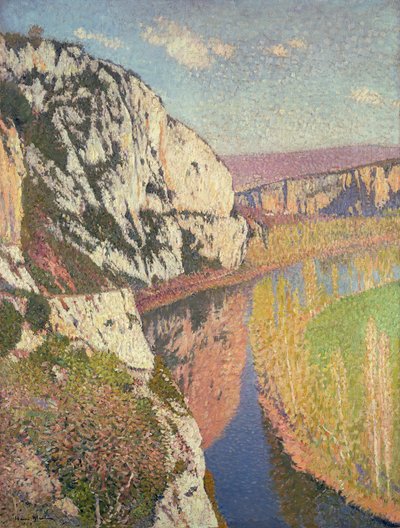 Douellensの風景、1897年 作： Henry Moret