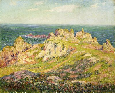 海の岩。海の岩、 作： Henry Moret