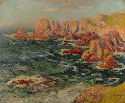 ブルターニュ海岸 作： Henry Moret