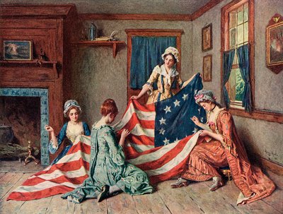 旗の誕生 作： Henry Mosler