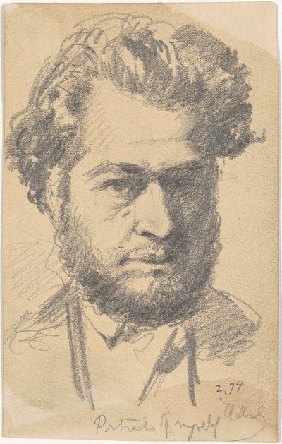 自分自身の肖像 作： Henry Mosler