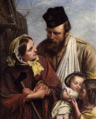 Home Again、1858（68094も参照） 作： Henry Nelson ONeil