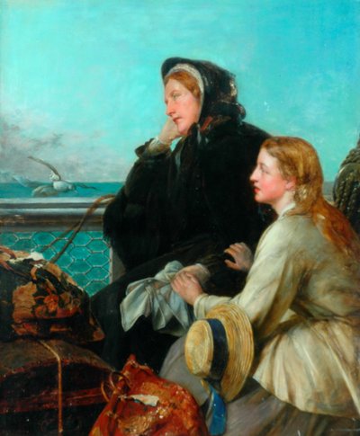 私の故郷、さようなら、1879 作： Henry Nelson ONeil