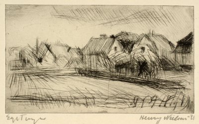 庭のある家 作： Henry Nielsen