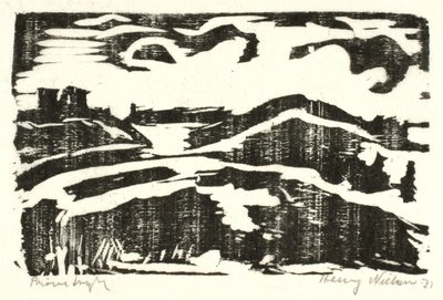 丘のある風景 作： Henry Nielsen