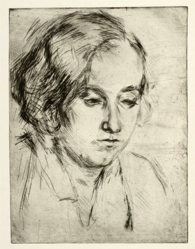 アーティストの妹、エラ・ウォールグリーン・ニールセンの肖像 作： Henry Nielsen