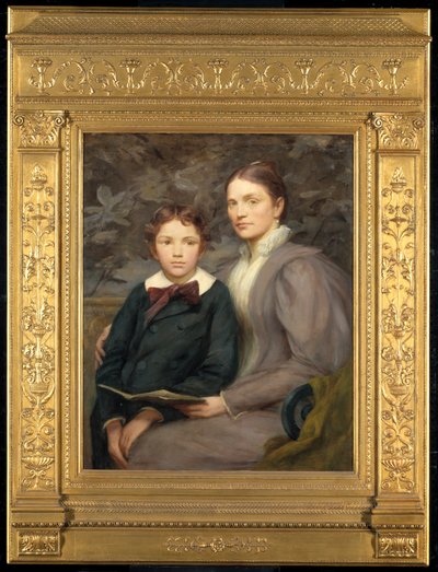 ウィリアム・T・エヴァンス夫人とその息子、1895年。 作： Henry Oliver Walker
