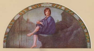 ワーズワースの『ウィナンダーの少年』（カラーリトグラフ） 作： Henry Oliver Walker