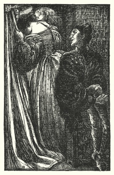 シェイクスピアの歌。"Sigh no more, ladies" (litho) 作： Henry Ospovat