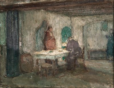 そして、彼は彼らの視界から姿を消しました。 1898年。 作： Henry Ossawa Tanner
