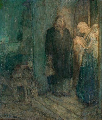 インでエジプトに出発。 作： Henry Ossawa Tanner